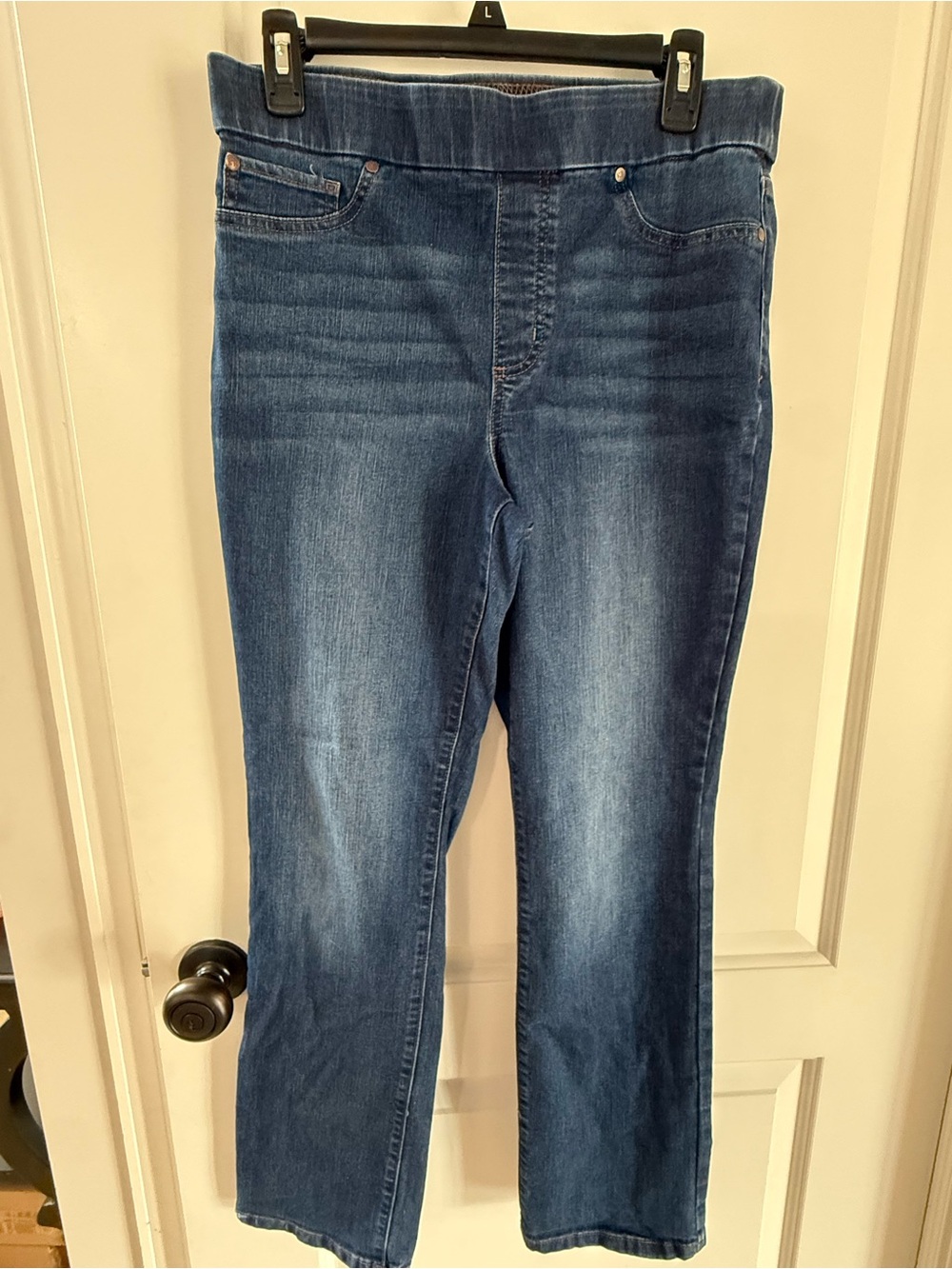 Kim Rogers Indigo Wide Leg Stretch Jeans